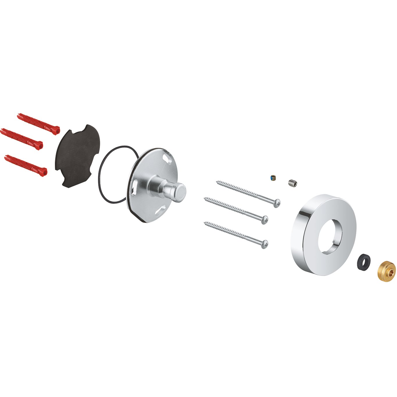 GROHE HOLDER FOR DUSJSTANG KROM