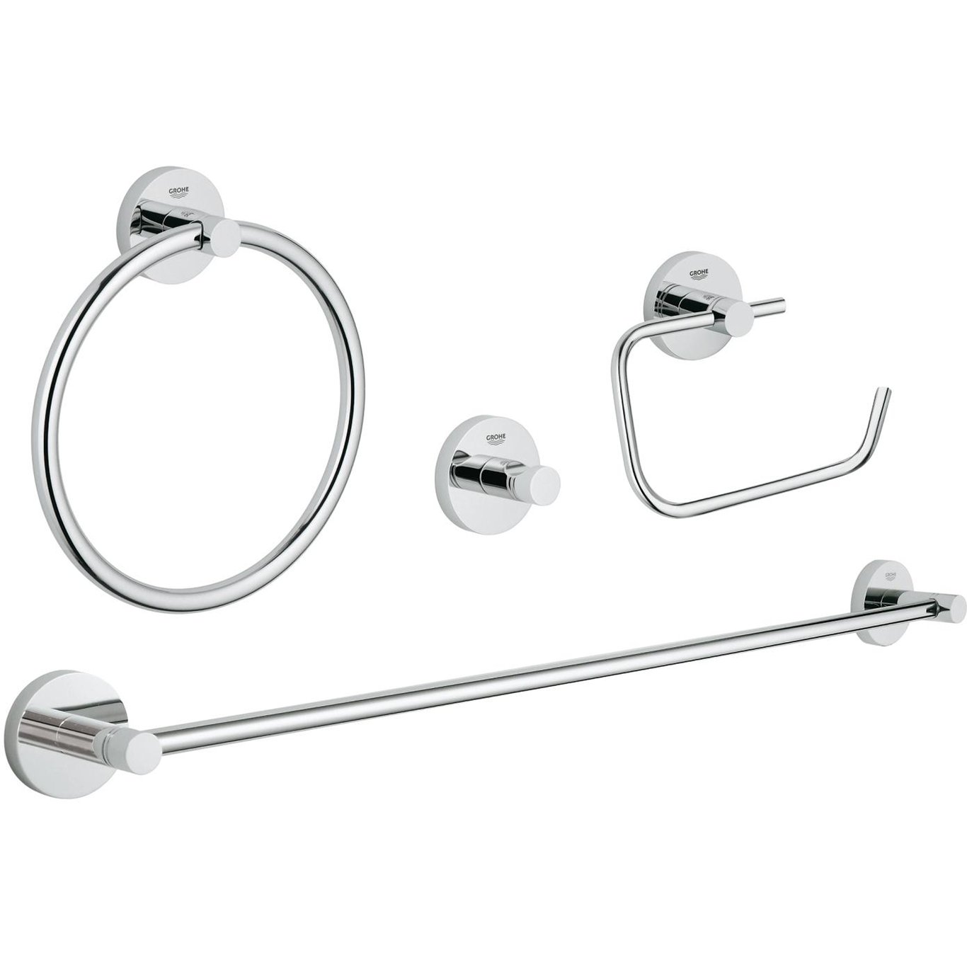 GROHE ESSENTIALS TILBEHØRSSETT 4-I-1 KROM GROHE ESSENTIALS TILBEHØRSSETT 4-I-1 KROM