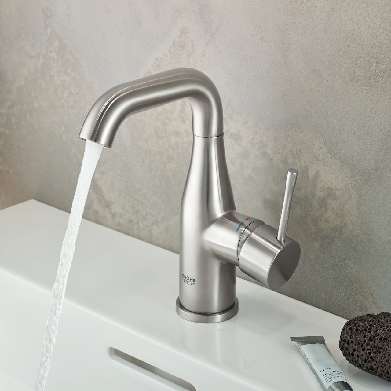GROHE ESSENCE SERVANTBATTERI SUPERSTEEL GROHE ESSENCE SERVANTBATTERI SUPERSTEEL