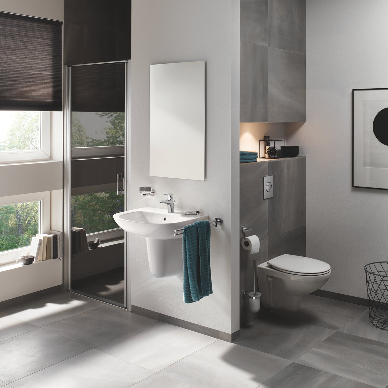 GROHE START FLOW S SERVANTBATTERI M/OPPLØFT KROM