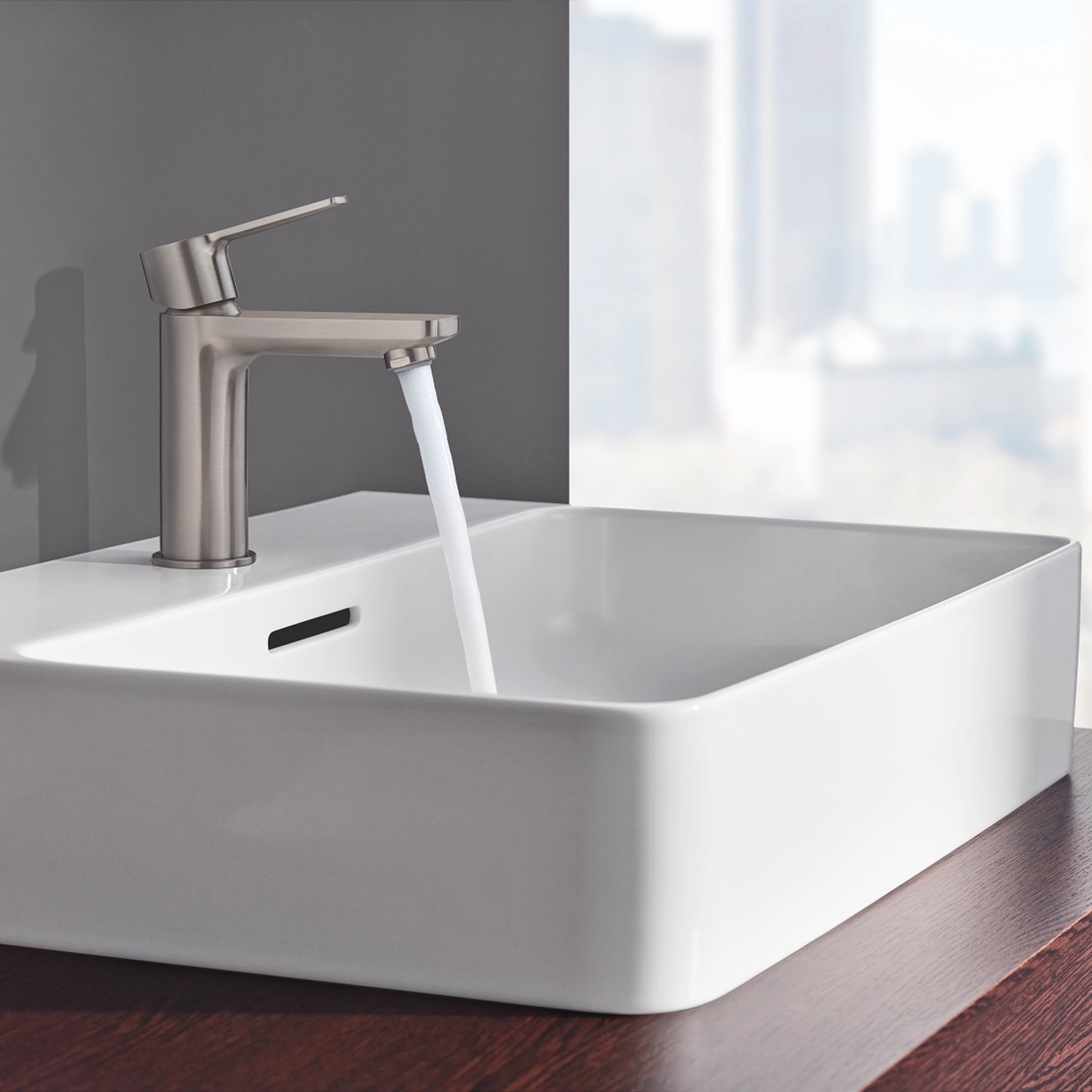 GROHE LINEARE SERVANTBATTERI SUPERSTEEL GROHE LINEARE SERVANTBATTERI SUPERSTEEL