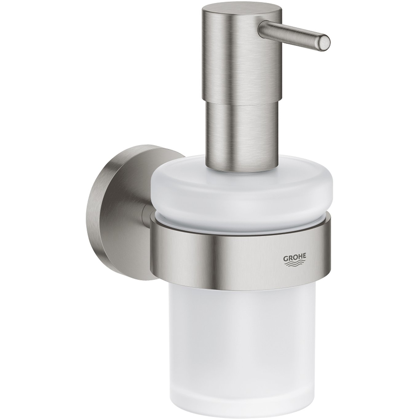 GROHE ESSENTIALS SÅPEDISPENSER M/HOLDER SUPERSTEEL