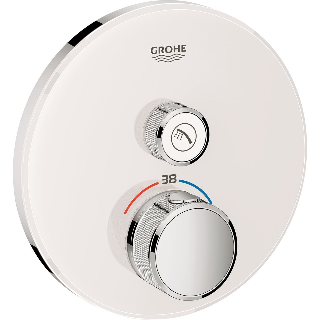 GROHE GROHTHERM SMARTCONTROL TERMOSTATBATTERI SINGEL, HVIT GROHE GROHTHERM SMARTCONTROL TERMOSTATBATTERI SINGEL, HVIT