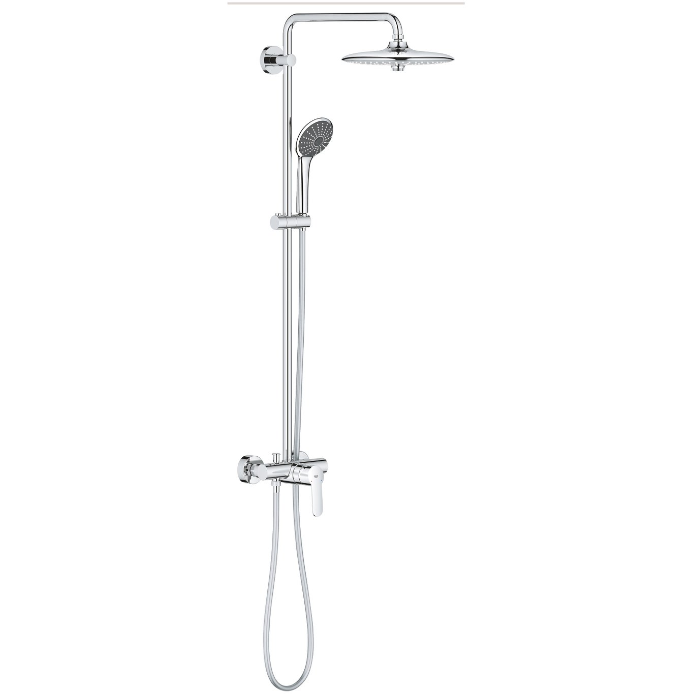 GROHE VITALIO JOY 260 DUSJSETT M/1-GREPS DUSJBATTERI, KROM GROHE VITALIO JOY 260 DUSJSETT M/1-GREPS DUSJBATTERI, KROM