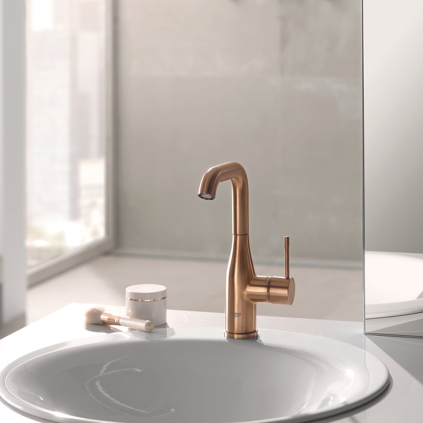 GROHE ESSENCE SERVANTBATTERI BØRSTET WARM SUNSET GROHE ESSENCE SERVANTBATTERI BØRSTET WARM SUNSET