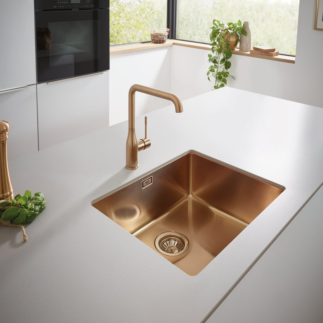 GROHE ESSENCE KJØKKENARMATUR, BØRSTET WARM SUNSET GROHE ESSENCE KJØKKENARMATUR, BØRSTET WARM SUNSET