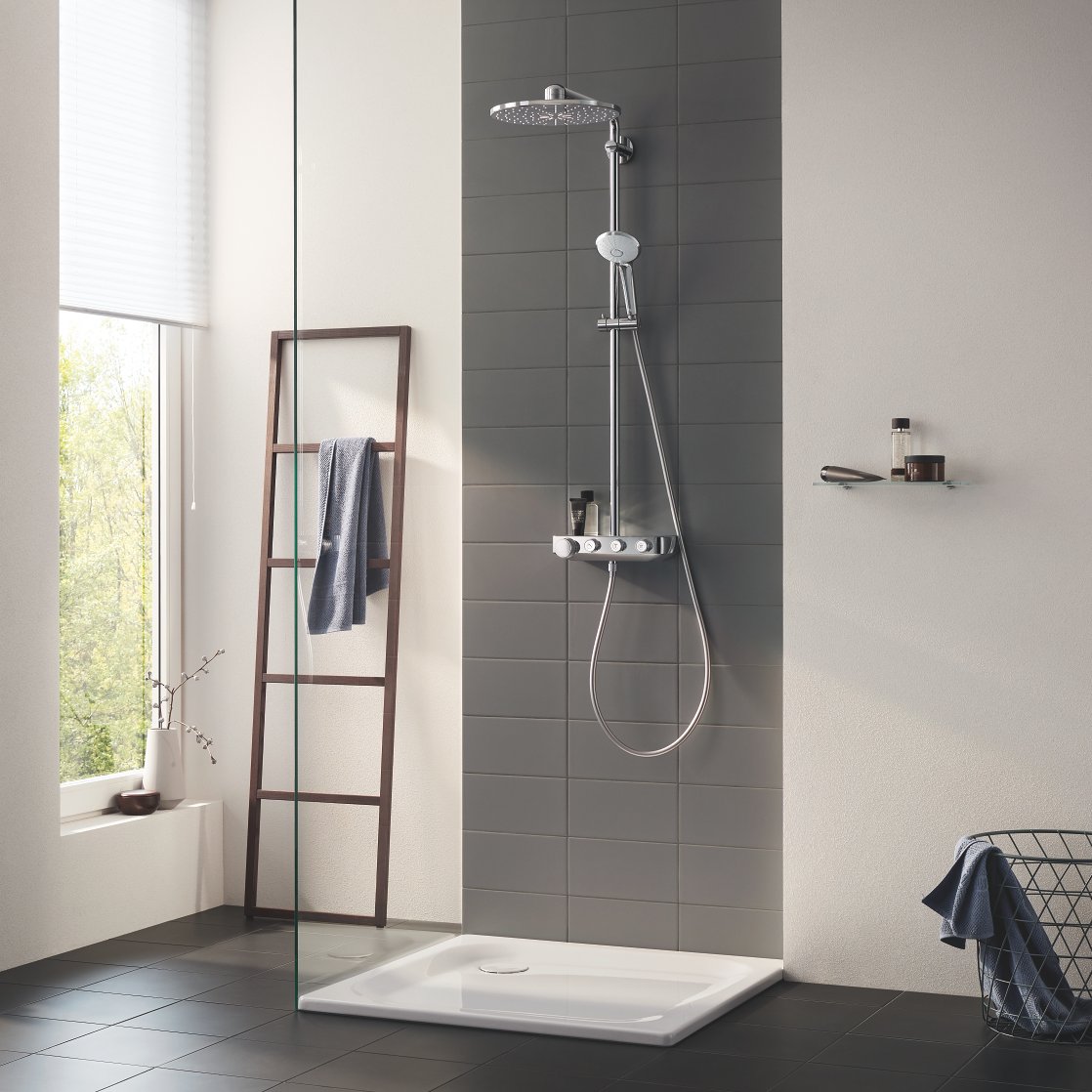 GROHE EUPHORIA SMARTCONTROL SYSTEM 310 DUO DUSJSETT M/TAKDUSJ OG DUSJBATTERI GROHE EUPHORIA SMARTCONTROL SYSTEM 310 DUO DUSJSETT M/TAKDUSJ OG DUSJBATTERI
