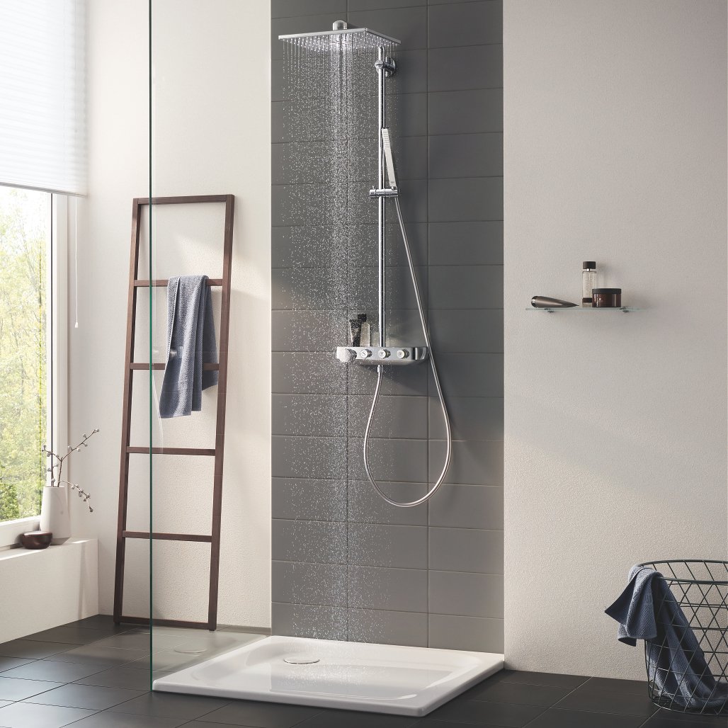 GROHE EUPHORIA SMARTCONTROL 310 CUBE DUO DUSJSYSTEM 17L KROM GROHE EUPHORIA SMARTCONTROL 310 CUBE DUO DUSJSYSTEM 17L KROM
