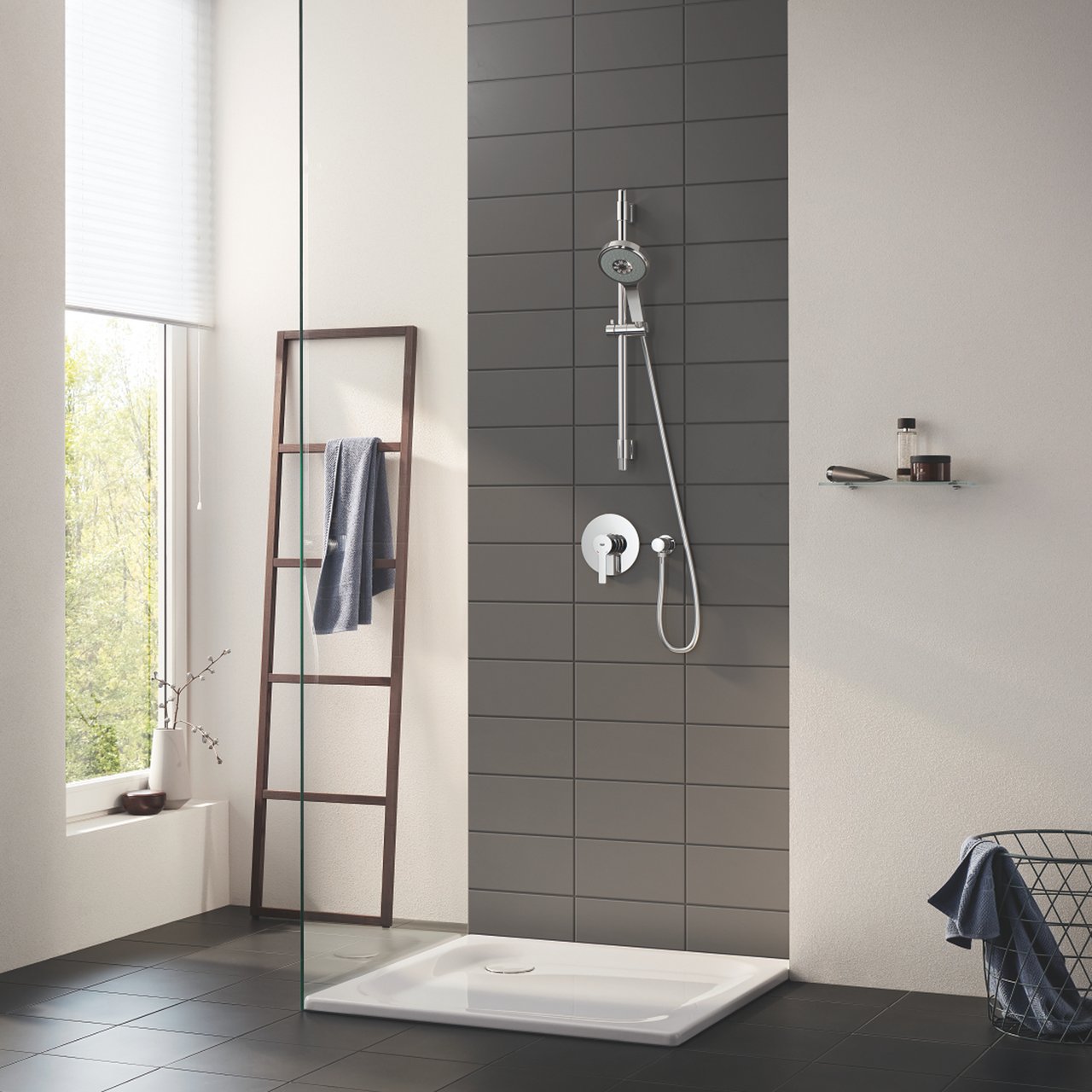 GROHE LINEARE DUSJBATTERI FOR INNBYGGING KROM GROHE LINEARE DUSJBATTERI FOR INNBYGGING KROM