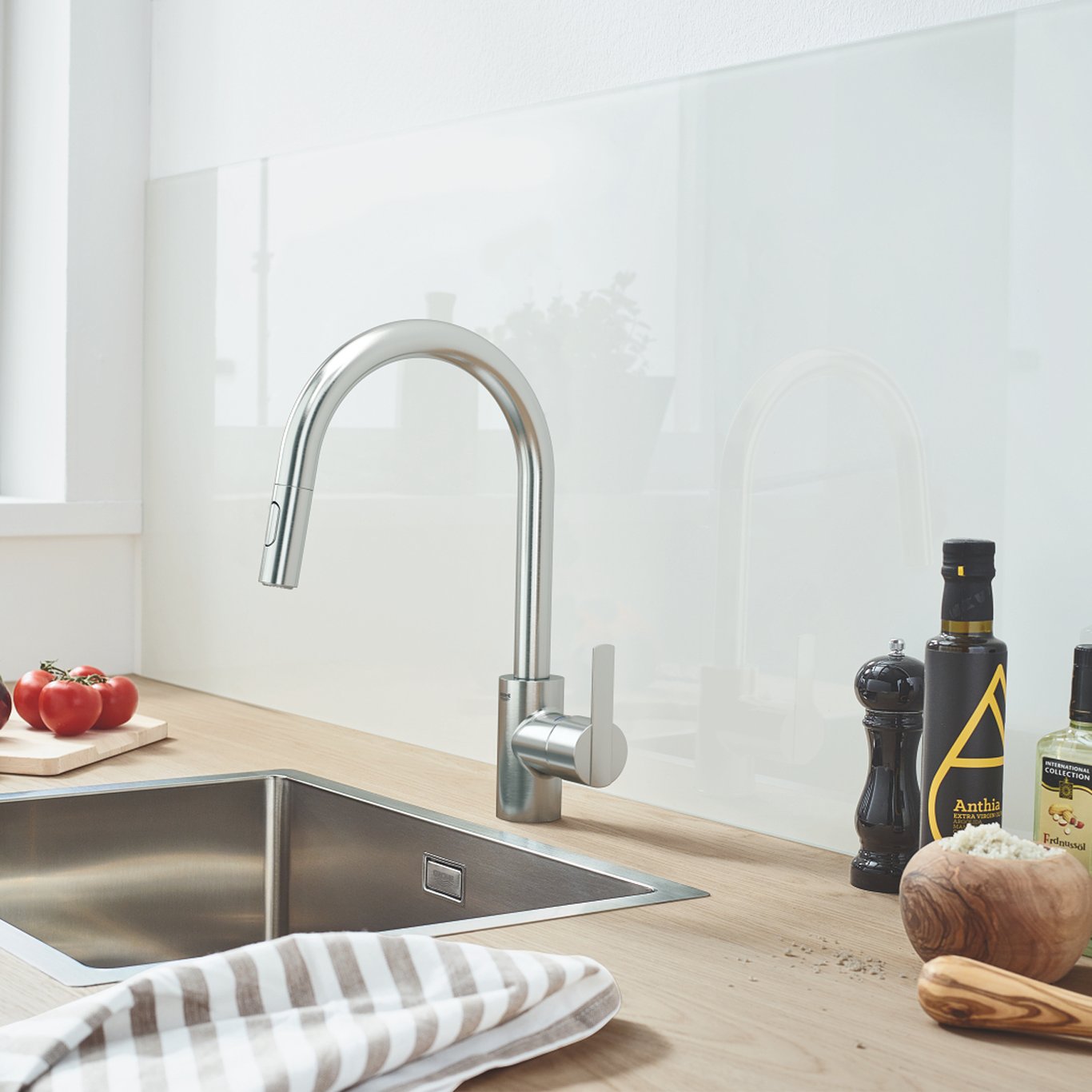 GROHE FEEL KJØKKENARMATUR SUPERSTEEL GROHE FEEL KJØKKENARMATUR SUPERSTEEL