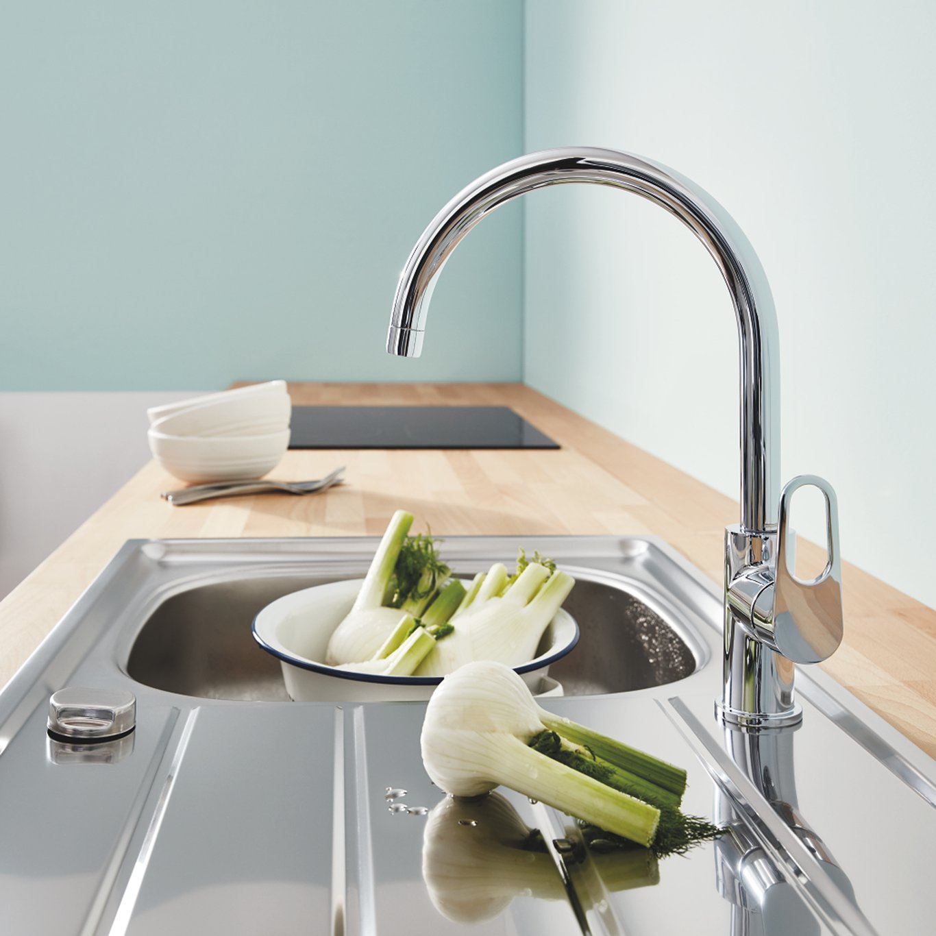 GROHE BAUFLOW KJØKKENARMATUR KROM GROHE BAUFLOW KJØKKENARMATUR KROM