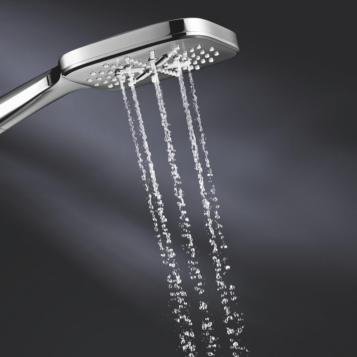 GROHE RAINSHOWER SMARTACTIVE 130 CUBE HÅNDDUSJ 3-SPRAY KROM GROHE RAINSHOWER SMARTACTIVE 130 CUBE HÅNDDUSJ 3-SPRAY KROM