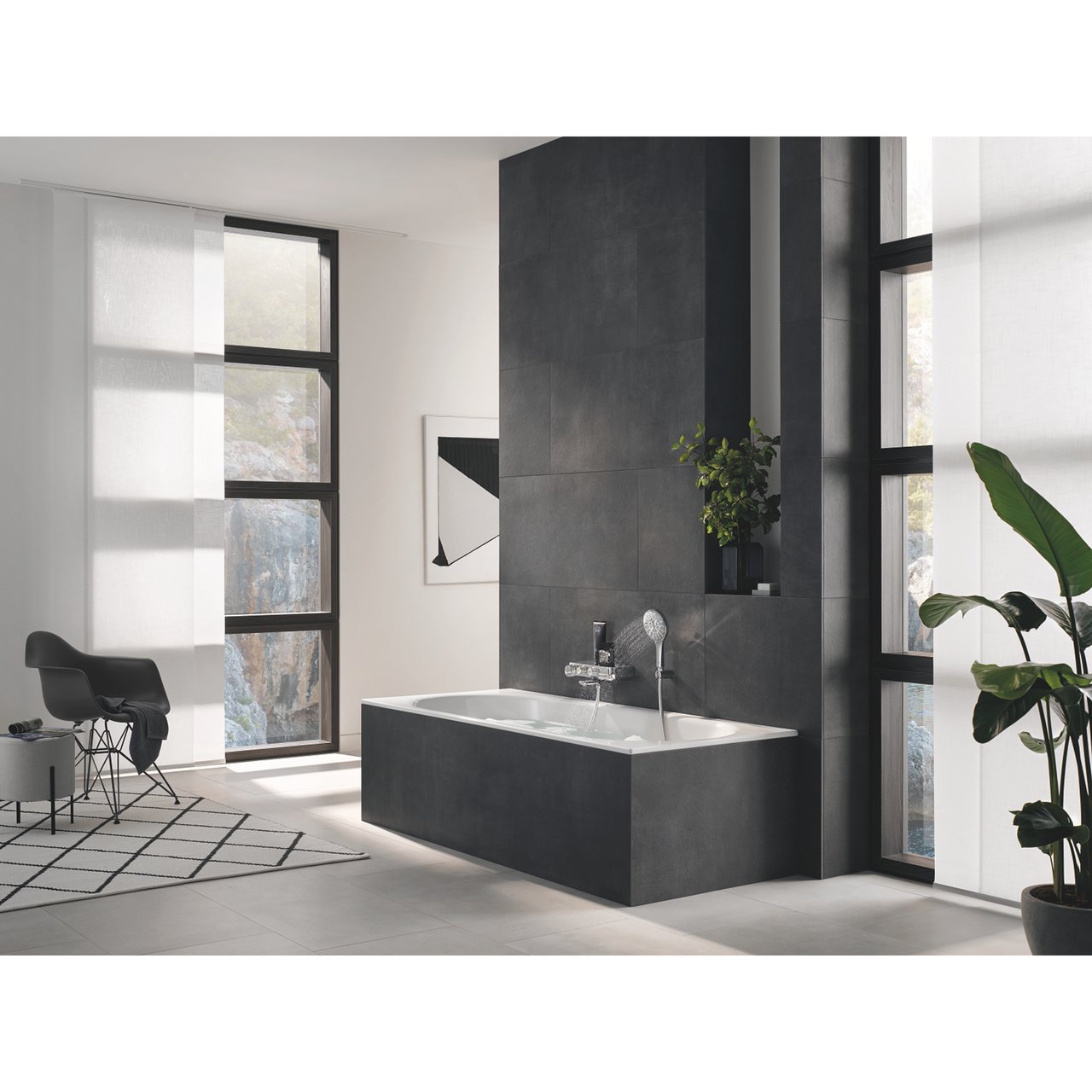 GROHE RSH SMARTACTIVE 130 HÅNDDUSJSETT 3-SPRAY 8,5L KROM