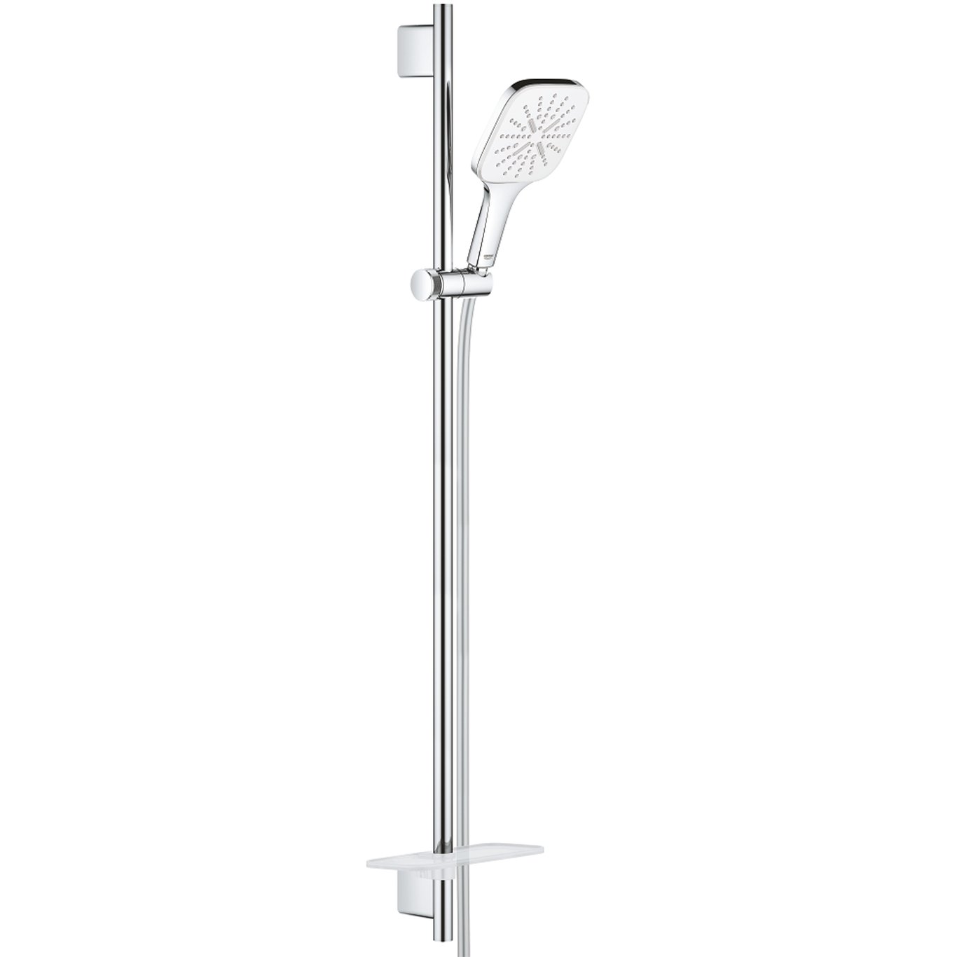 GROHE RAINSHOWER SMARTACTIVE 130 CUBE DUSJSETT 3-SPRAY MÅNE HVIT GROHE RAINSHOWER SMARTACTIVE 130 CUBE DUSJSETT 3-SPRAY MÅNE HVIT