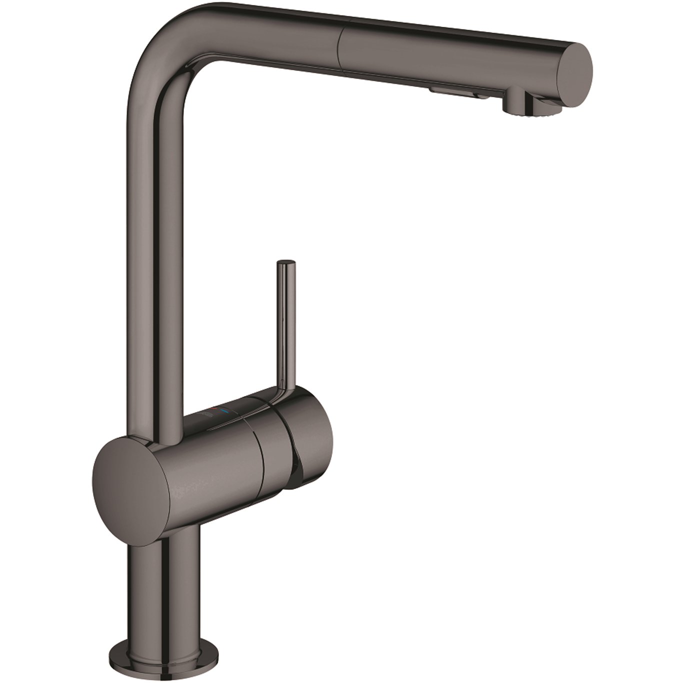 GROHE MINTA KJØKKENARMATUR M/UTTREKKBAR L-TUT HARD GRAPHITE GROHE MINTA KJØKKENARMATUR M/UTTREKKBAR L-TUT HARD GRAPHITE