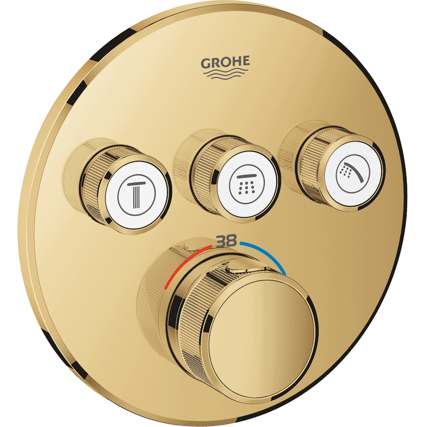 GROHE GROHTHERM SMARTCONTROL DUSJBATTERI M/3 VENTILER COOL SUNRISE GROHE GROHTHERM SMARTCONTROL DUSJBATTERI M/3 VENTILER COOL SUNRISE