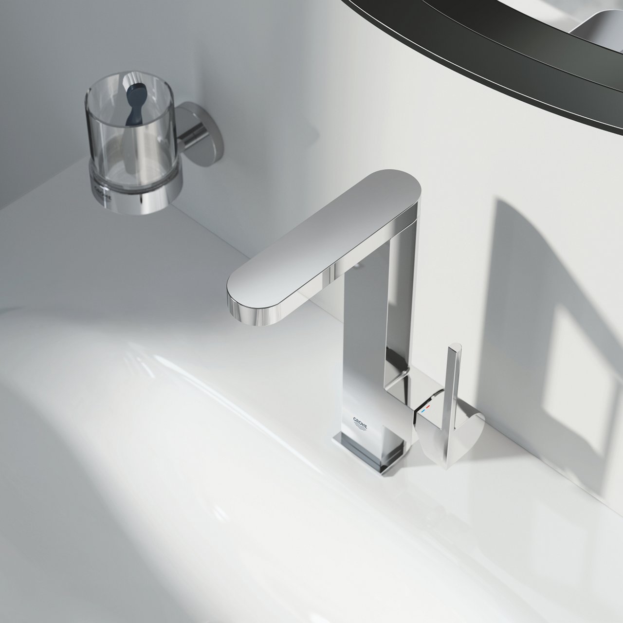 GROHE PLUS M SERVANTBATTERI M/POP-UP KROM GROHE PLUS M SERVANTBATTERI M/POP-UP KROM
