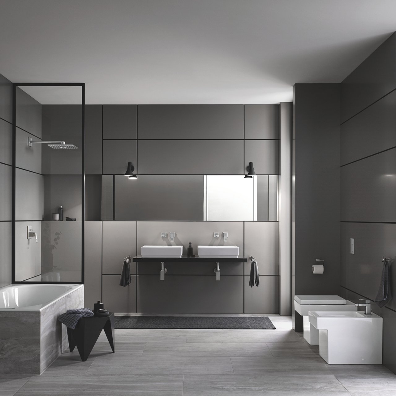 GROHE EUROCUBE BADEKARBATTERI FOR INNBYGGING SUPERSTEEL GROHE EUROCUBE BADEKARBATTERI FOR INNBYGGING SUPERSTEEL