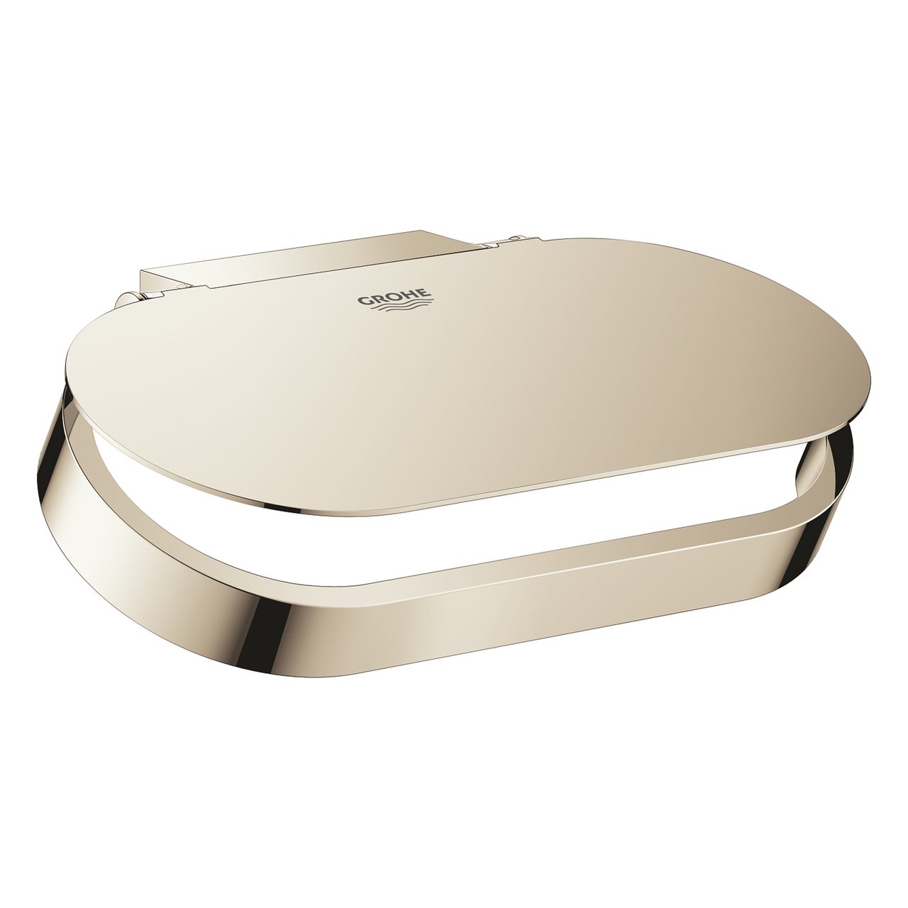 GROHE SELECTION TOALETTRULLHOLDER MED LOKK POLERT NIKKEL