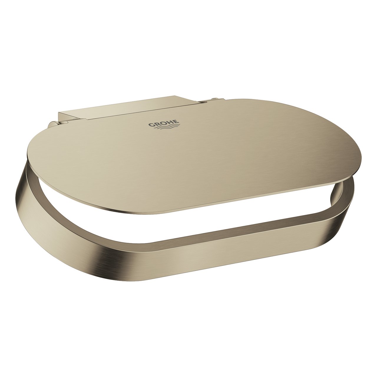 GROHE SELECTION TOALETTRULLHOLDER MED LOKK MATT NIKKEL GROHE SELECTION TOALETTRULLHOLDER MED LOKK MATT NIKKEL