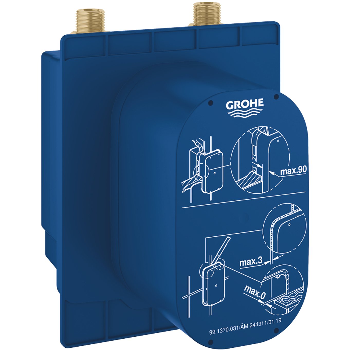 GROHE EUROSMART COSMOPOLITAN E INNBYGNINGSKASSE GROHE EUROSMART COSMOPOLITAN E INNBYGNINGSKASSE