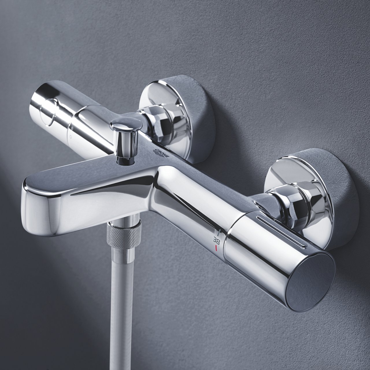 GROHE PRECISION GET KAR- OG DUSJTERMOSTAT KROM