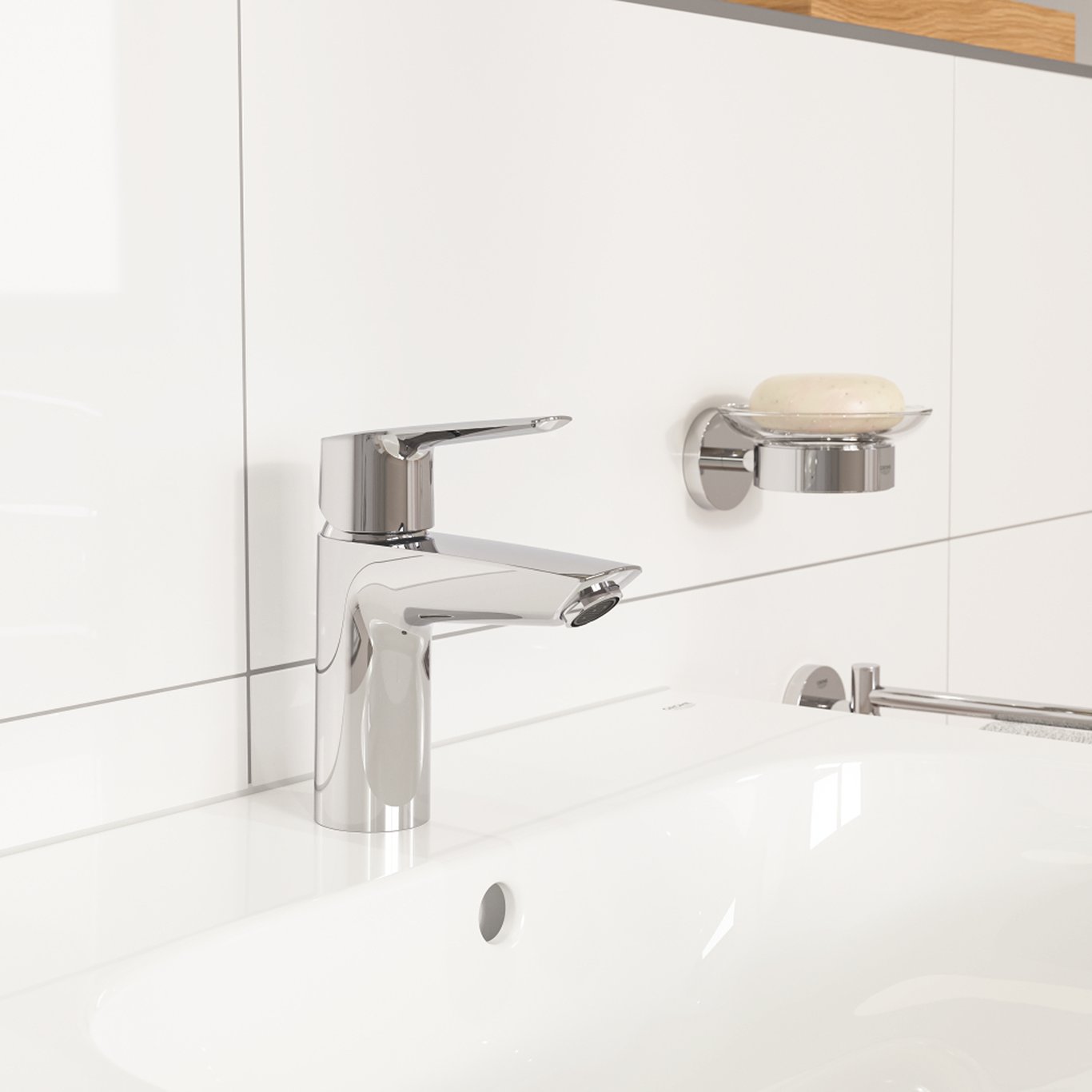 GROHE START SERVANTBATTERI SMALL KROM