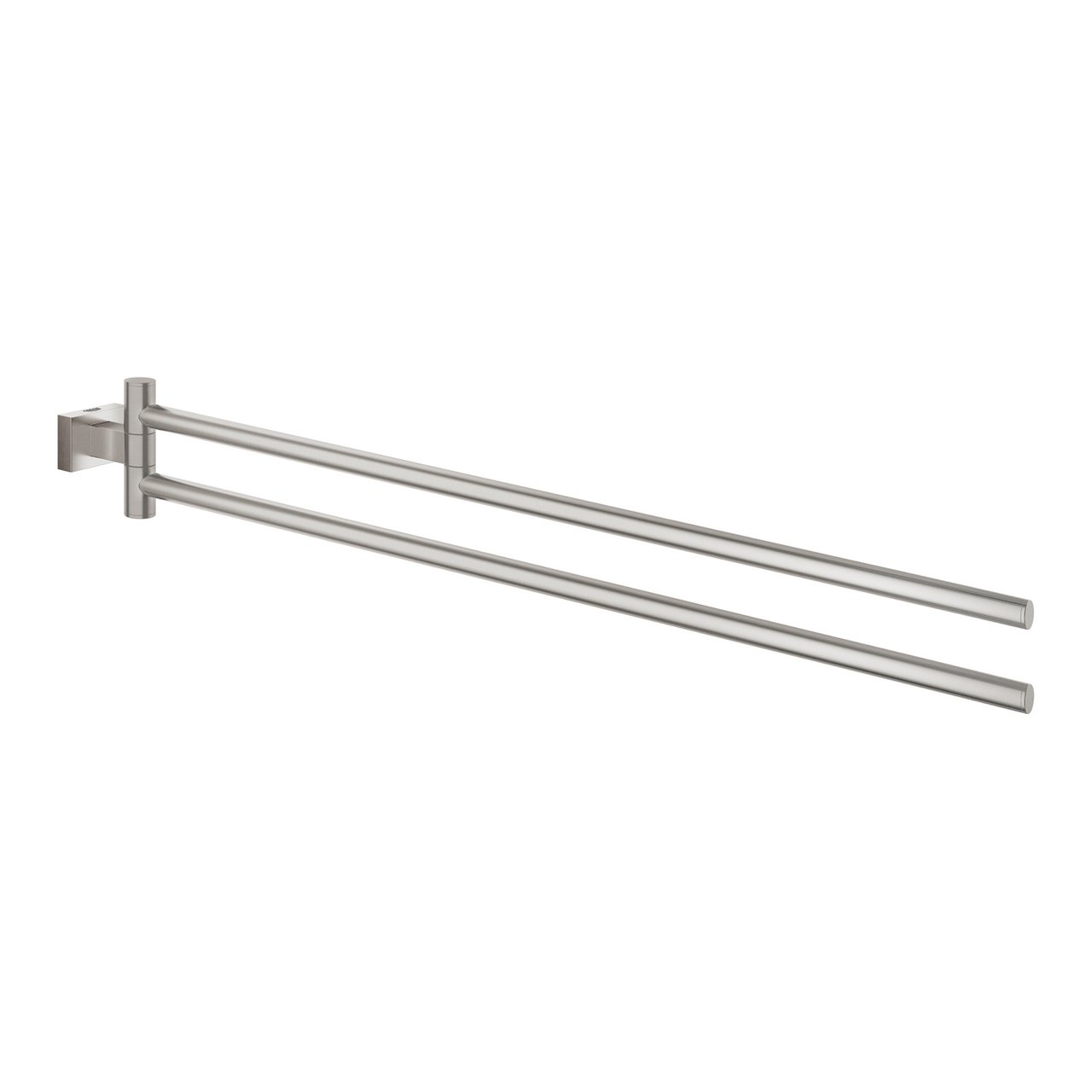 GROHE ESSENTIALS CUBE SVINGBAR HÅNDKLEHOLDER SUPERSTEEL GROHE ESSENTIALS CUBE SVINGBAR HÅNDKLEHOLDER SUPERSTEEL