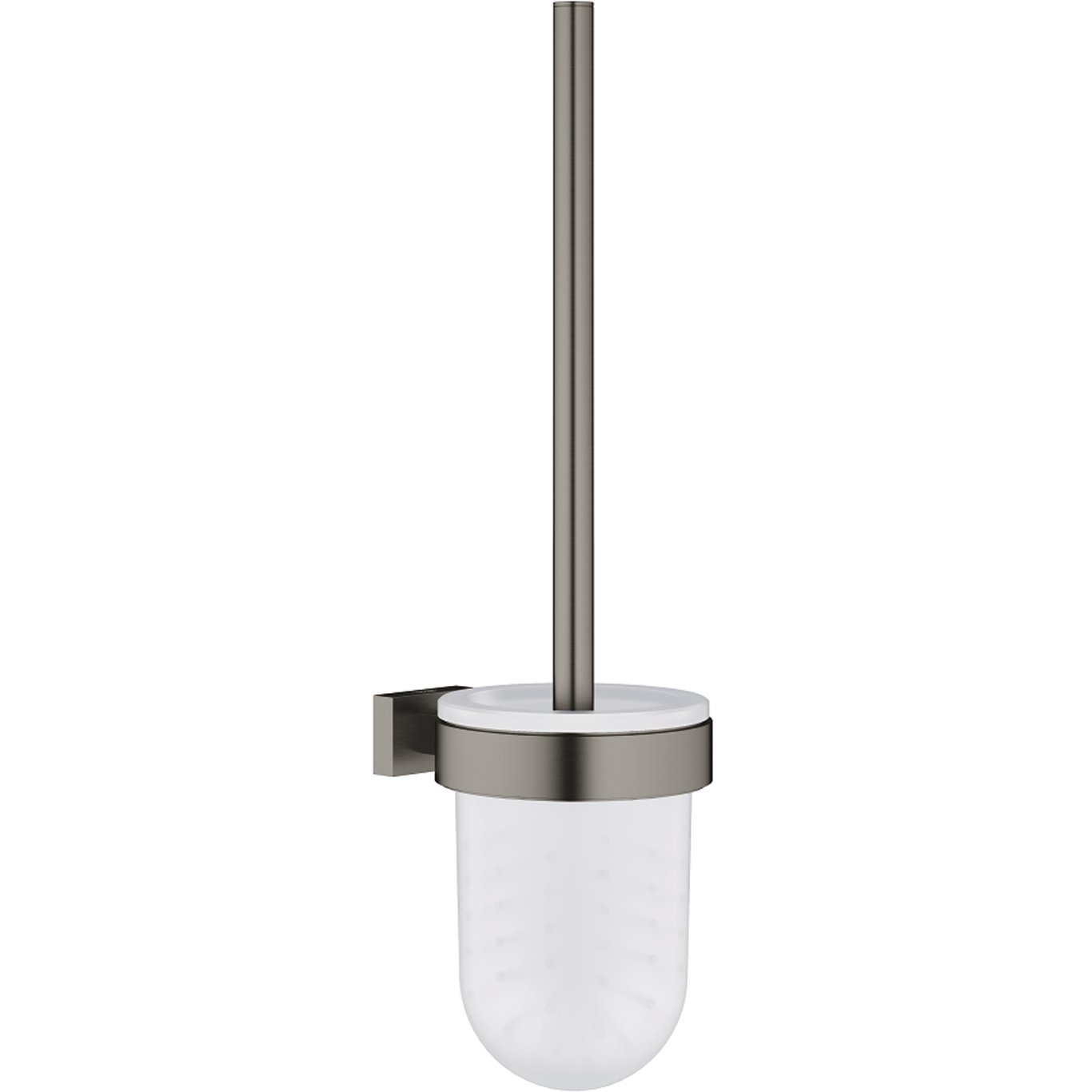 GROHE ESSENTIALS CUBE TOALETTBØRSTE SETT BØRSTET HARD GRAPHITE