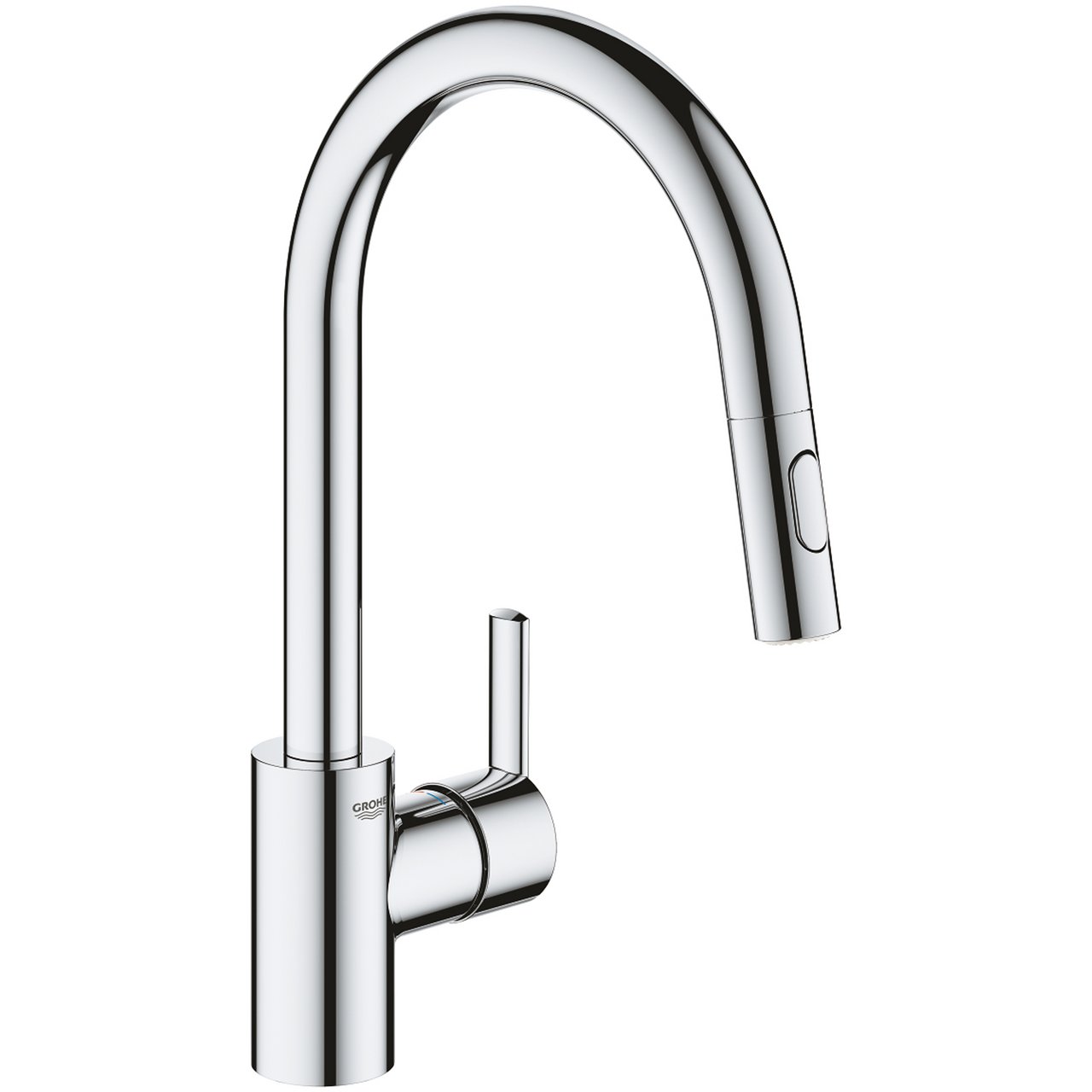 GROHE FEEL CLOVA KJØKKENARMATUR M/UTTREKKBAR C-TUT DUAL SPRAY KROM GROHE FEEL CLOVA KJØKKENARMATUR M/UTTREKKBAR C-TUT DUAL SPRAY KROM