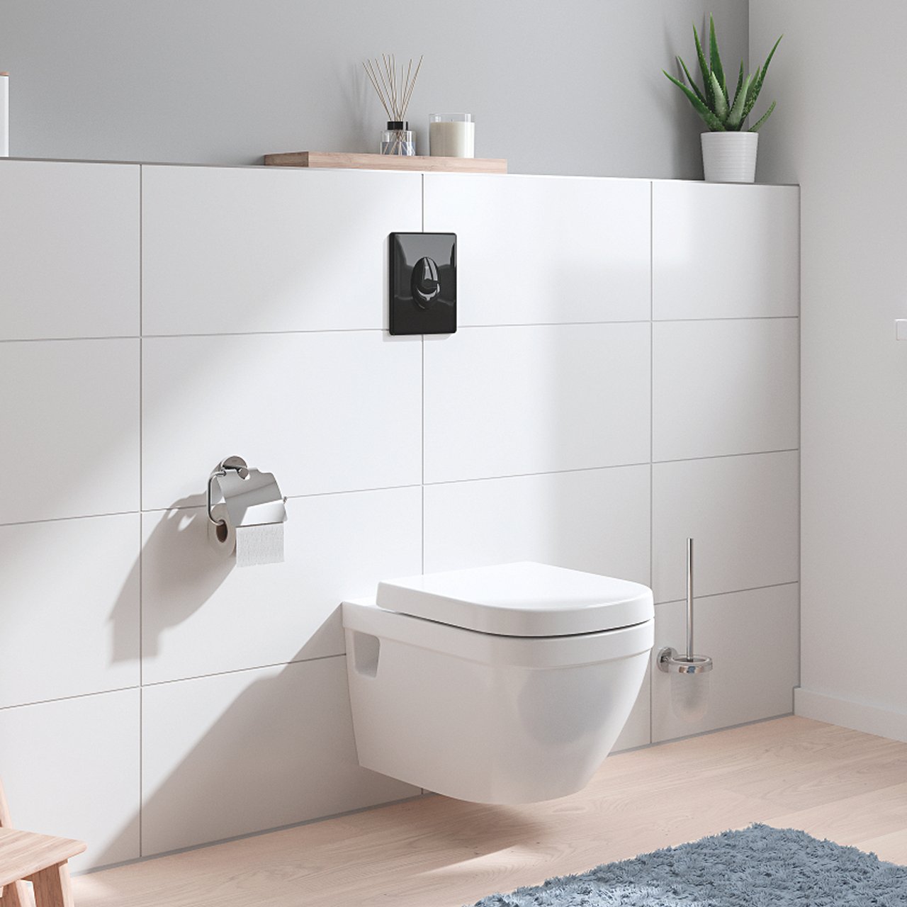 GROHE START TRYKKPLATE SORT HØYGLANS GROHE START TRYKKPLATE SORT HØYGLANS