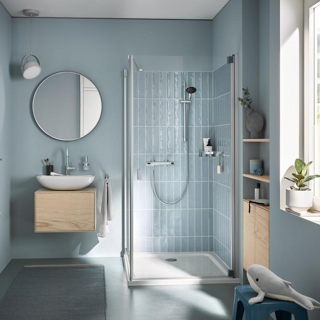 GROHE PRECISION FLOW DUSJTERMOSTAT M/1-SPRAY DUSJSETT 600 MM KROM GROHE PRECISION FLOW DUSJTERMOSTAT M/1-SPRAY DUSJSETT 600 MM KROM