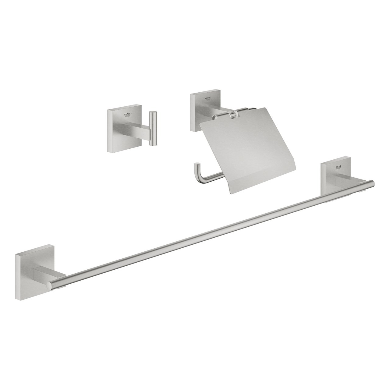 GROHE START CUBE TILBEHØRSSETT GJESTEBAD 3-IN-1 SUPERSTEEL