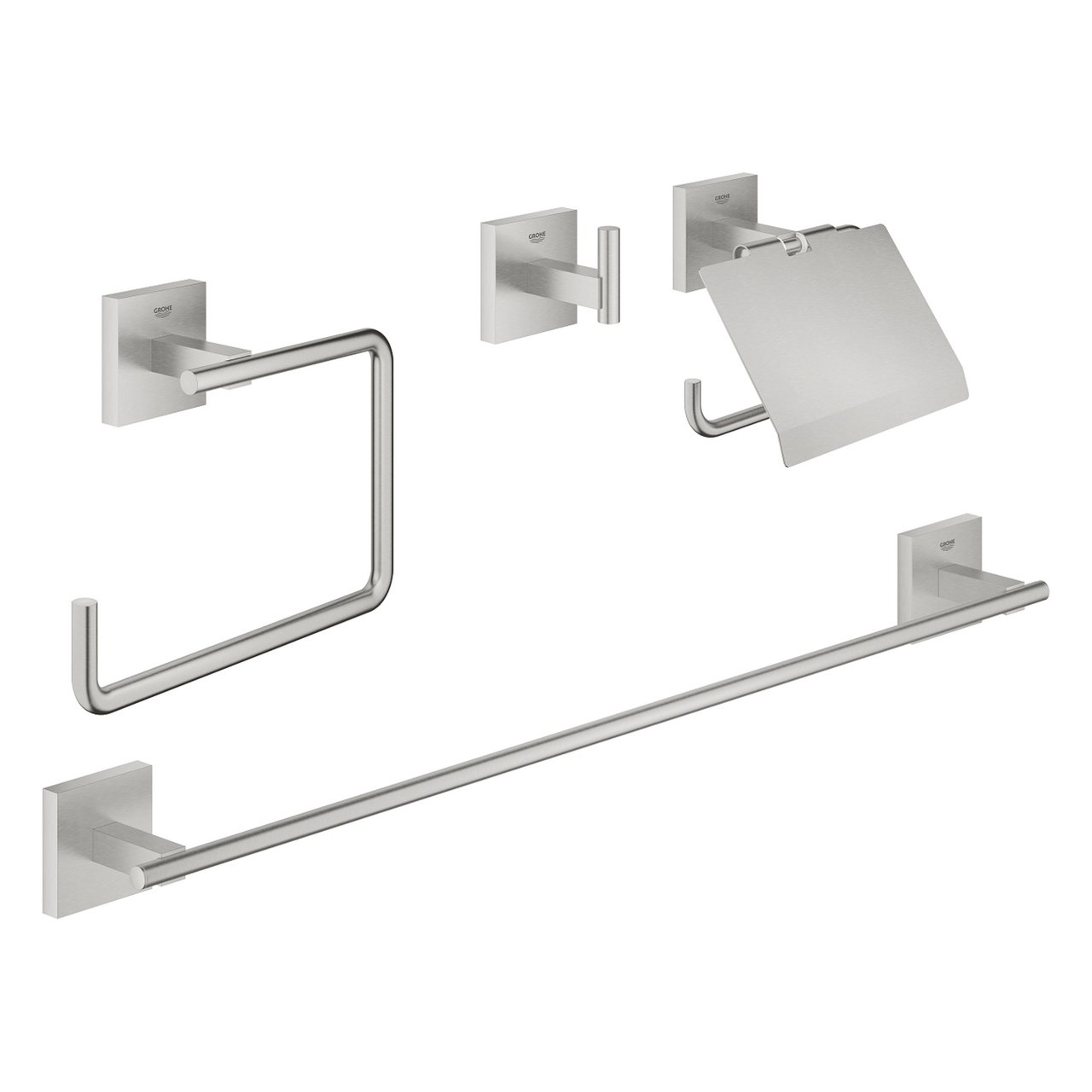 GROHE START CUBE TILBEHØRSSETT 4-IN-1 SUPERSTEEL
