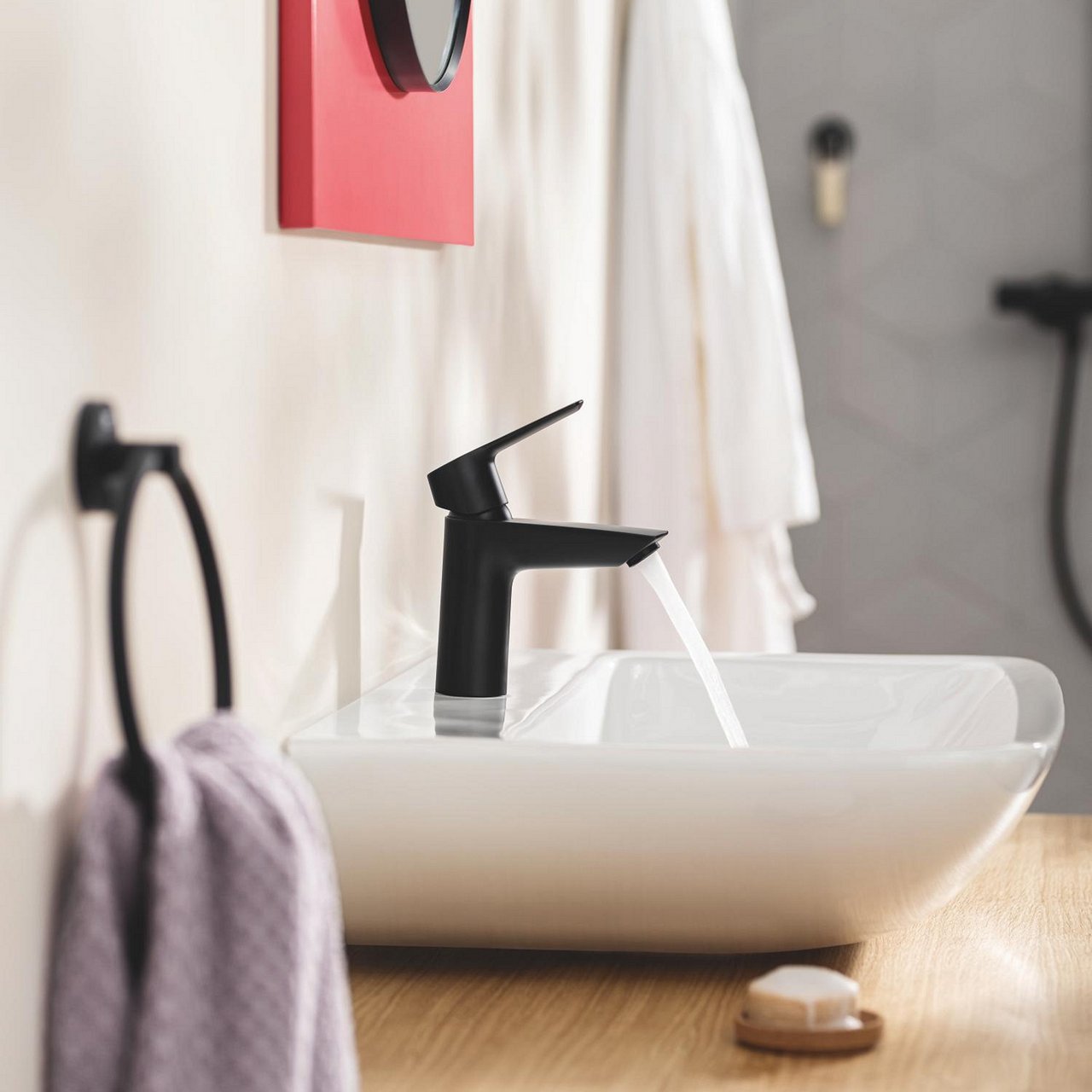 GROHE START HÅNDKLERING Ø180 MATT SORT GROHE START HÅNDKLERING Ø180 MATT SORT