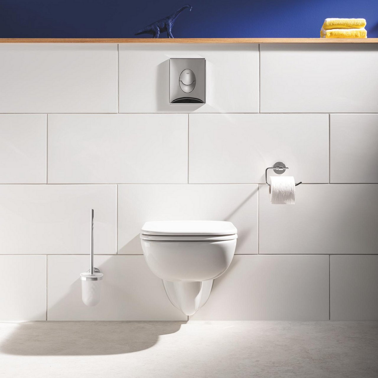 GROHE START TOALETTRULLHOLDER MED LOKK KROM