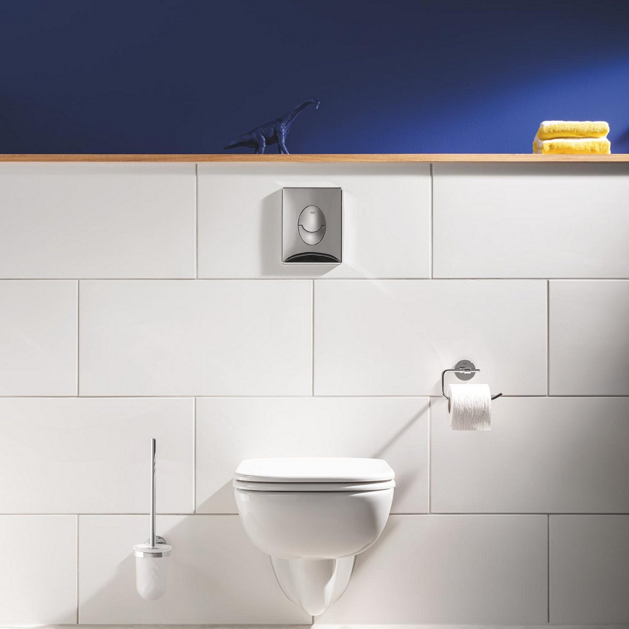 GROHE START TOALETTBØRSTE TIL VEGG KROM GROHE START TOALETTBØRSTE TIL VEGG KROM