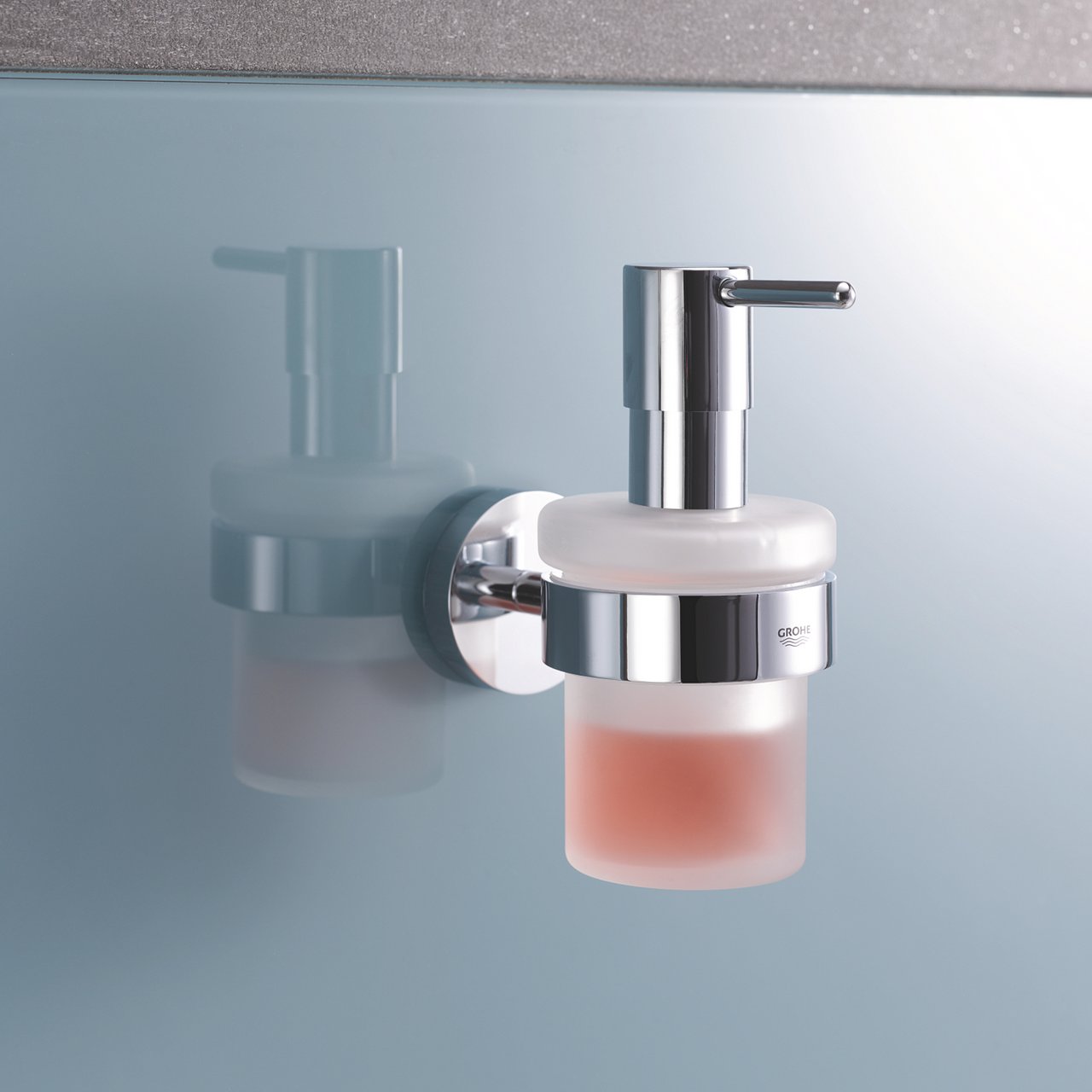 GROHE START SÅPEDISPENSER MED HOLDER KROM