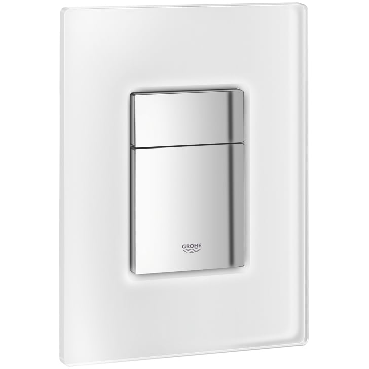 GROHE SKATE BETJENINGSPLATE, KROM/SATIN