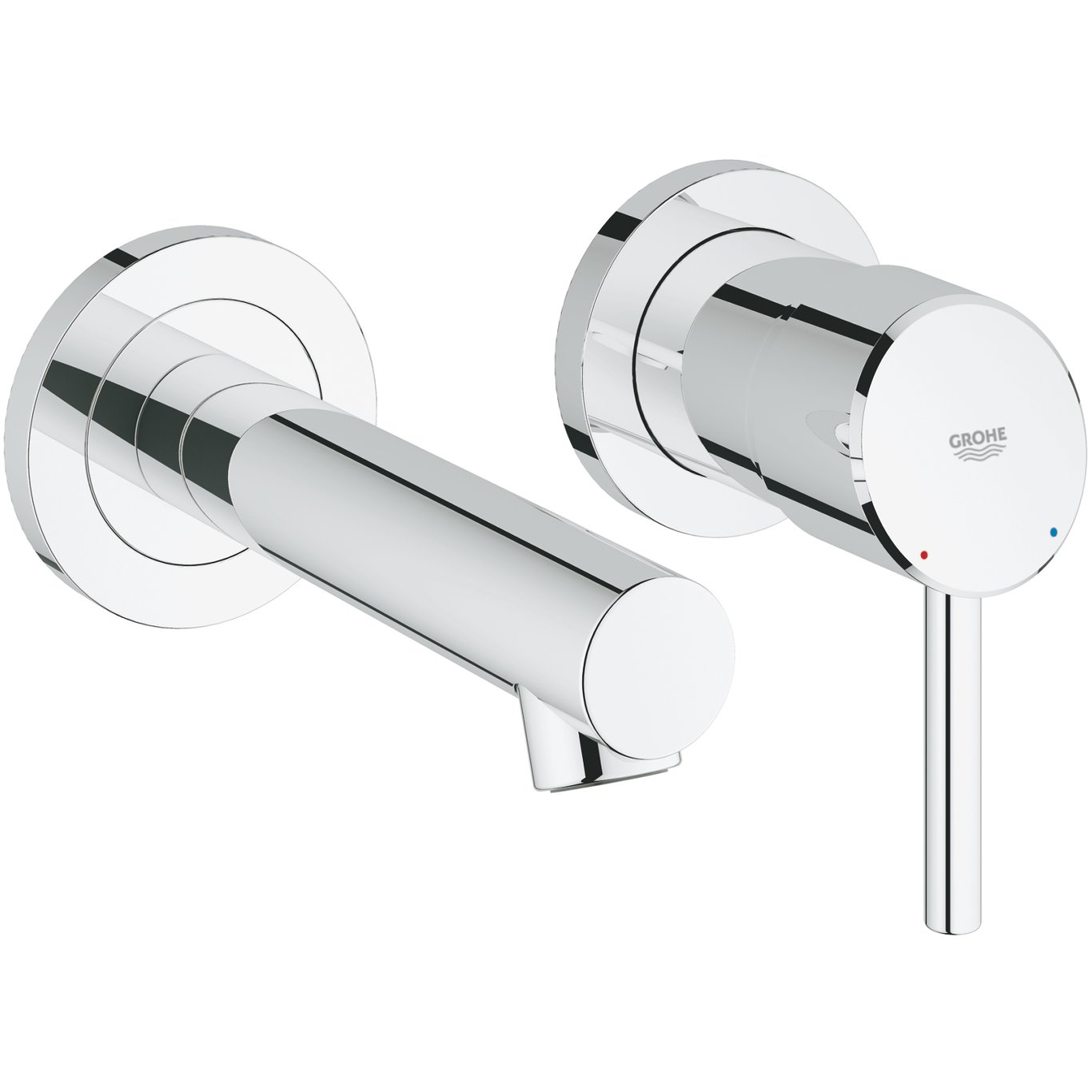 GROHE CONCETTO 2-HULLS VEGGHENGT SERVANTBATTERI SMALL GROHE CONCETTO 2-HULLS VEGGHENGT SERVANTBATTERI SMALL