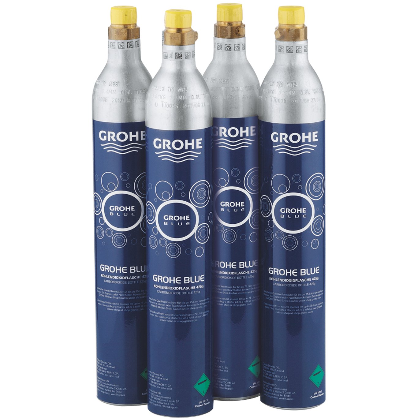GROHE BLUE START CO2 FLASKER 425G 4 STK GROHE BLUE START CO2 FLASKER 425G 4 STK