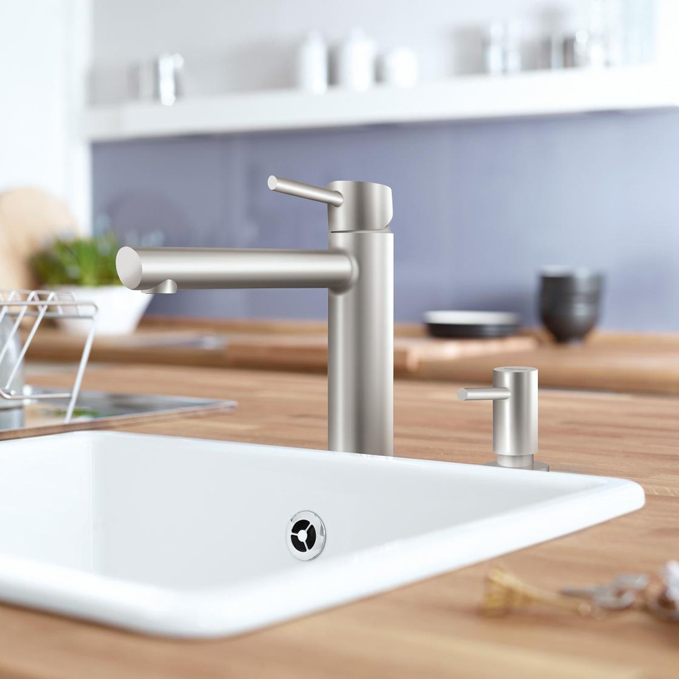 GROHE CONCETTO KJØKKENARMATUR SUPERSTEEL M/RETT MEDIUM TUT