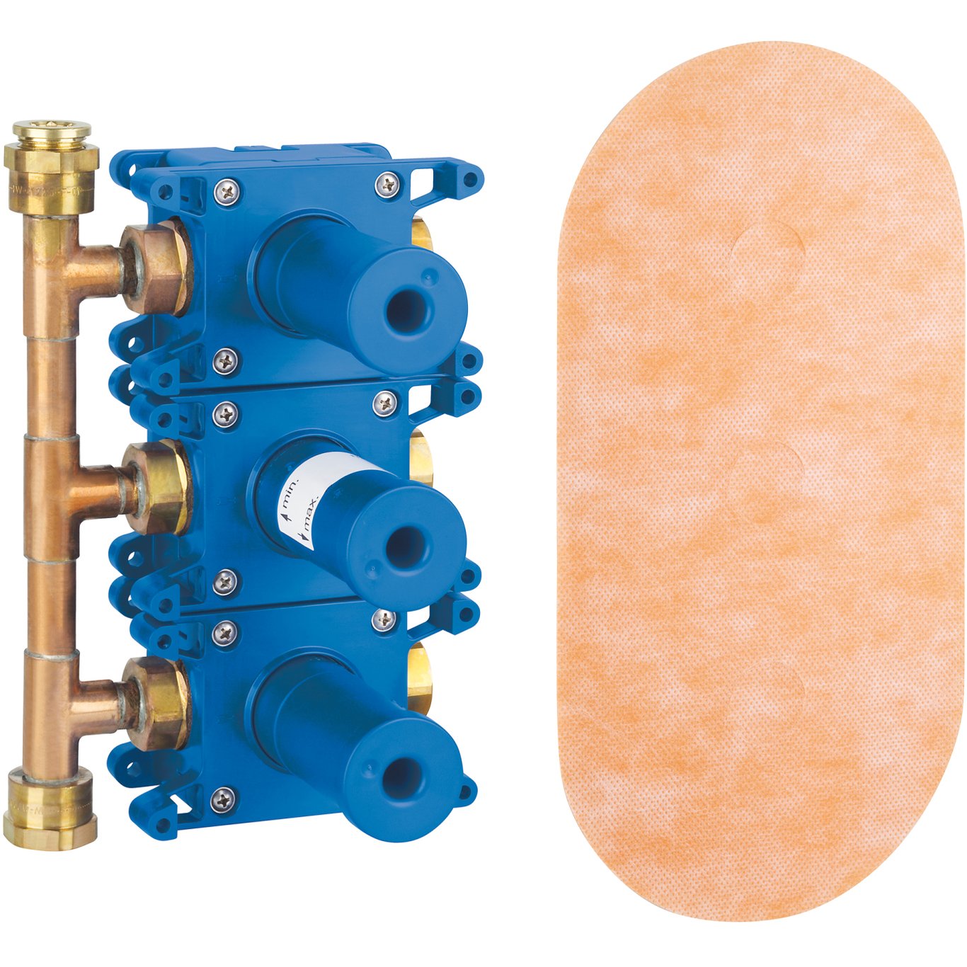 GROHE RAPIDO INNBYGGINGSDEL FOR TREDOBBEL TERMOSTAT GROHE RAPIDO INNBYGGINGSDEL FOR TREDOBBEL TERMOSTAT