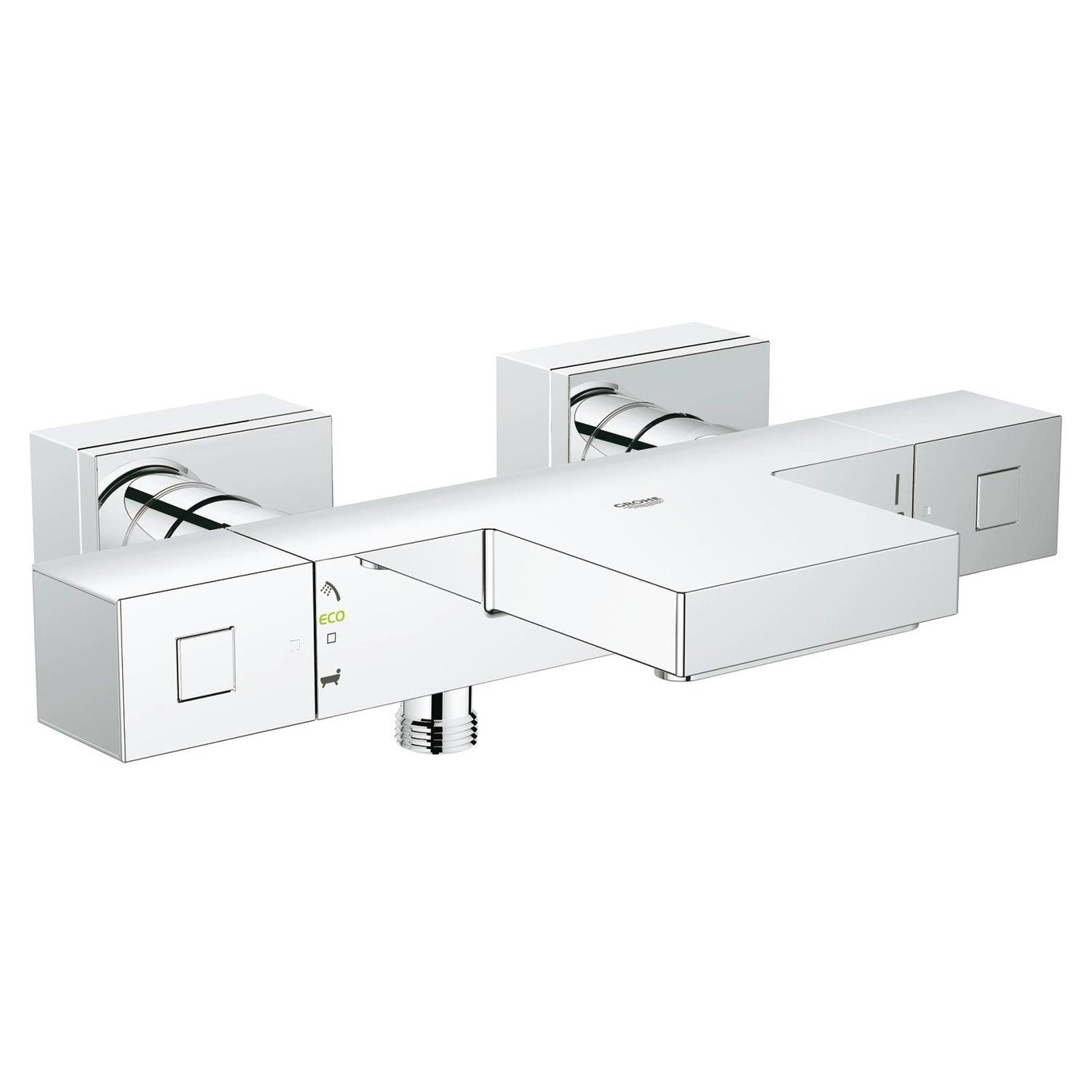 GROHE GROHTHERM CUBE KAR- OG DUSJBATTERI GROHE GROHTHERM CUBE KAR- OG DUSJBATTERI
