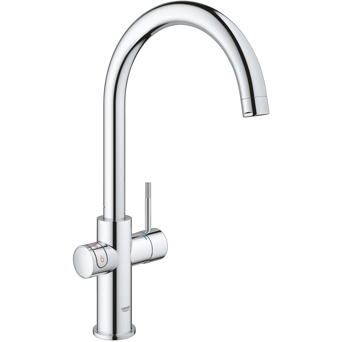 GROHE RED DUO KJØKKENARMATUR M/ C-TUT OG STOR BEREDER