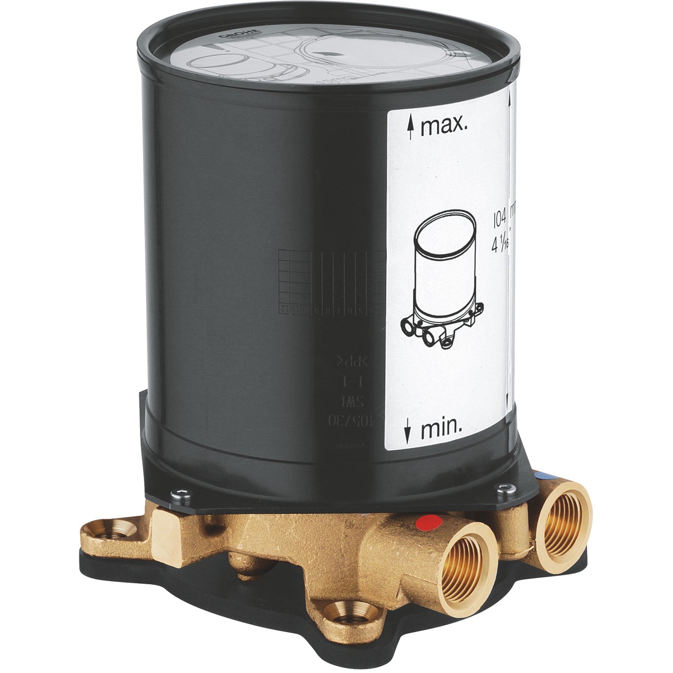 GROHE PÅBYGNINGSSETT 1/2" TIL GULVMONTERTE DUSJ- OG BADEKARARMATUR GROHE PÅBYGNINGSSETT 1/2" TIL GULVMONTERTE DUSJ- OG BADEKARARMATUR