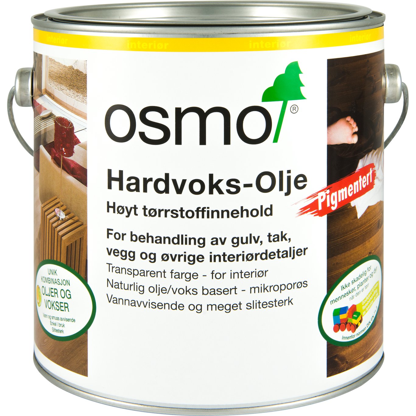 OSMO HARDVOKSOLJE PIGM 3041 2,5L NATUR OSMO HARDVOKSOLJE PIGM 3041 2,5L NATUR