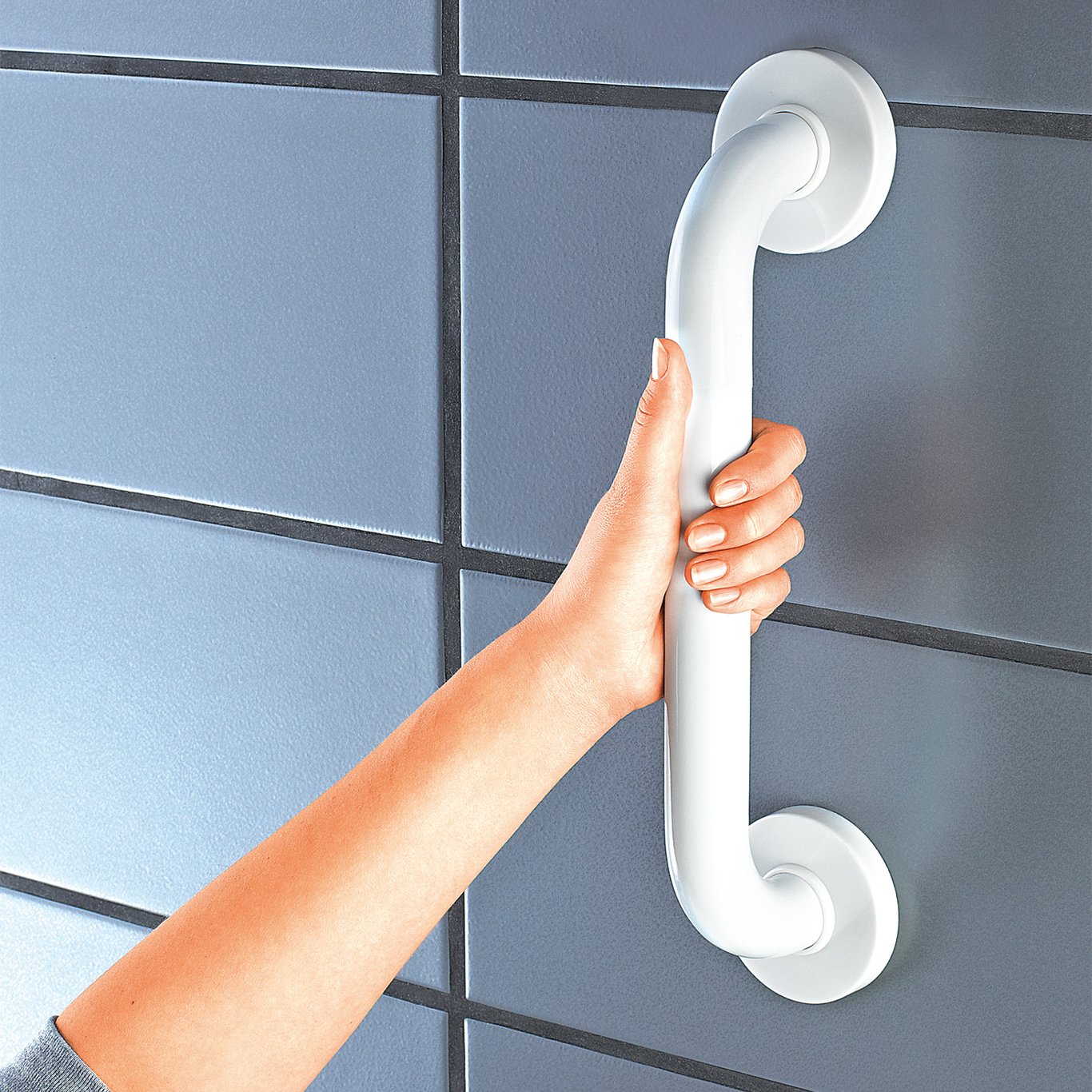 ASSISTENT BADEKARSGREP HVIT 30 CM ASSISTENT BADEKARSGREP HVIT 30 CM