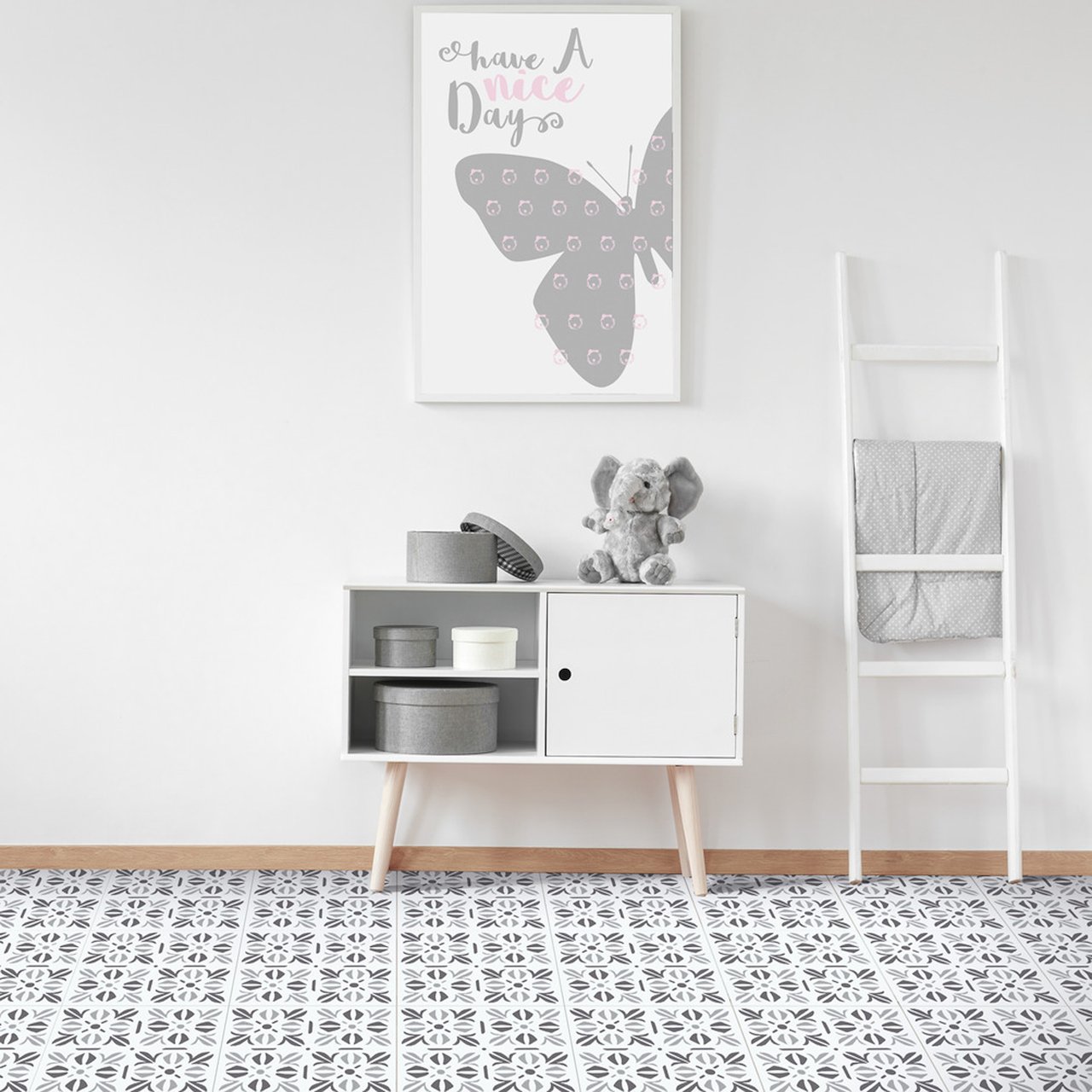 D-C-FIX CLASSIC SELVKLEBENDE GULVFLISER CUBIA PATTERN D-C-FIX CLASSIC SELVKLEBENDE GULVFLISER CUBIA PATTERN