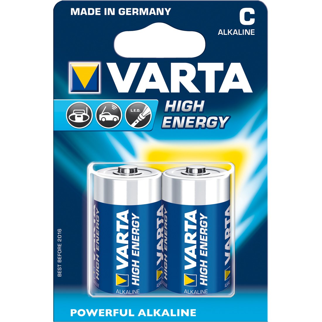 VARTA BATTERI ALKALINE LR14-B2 C VARTA BATTERI ALKALINE LR14-B2 C